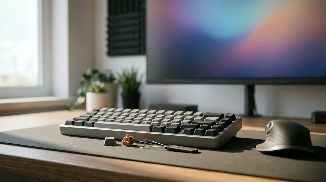 71-Key Wireless Hot-Swap Keyboard for Clean Gaming