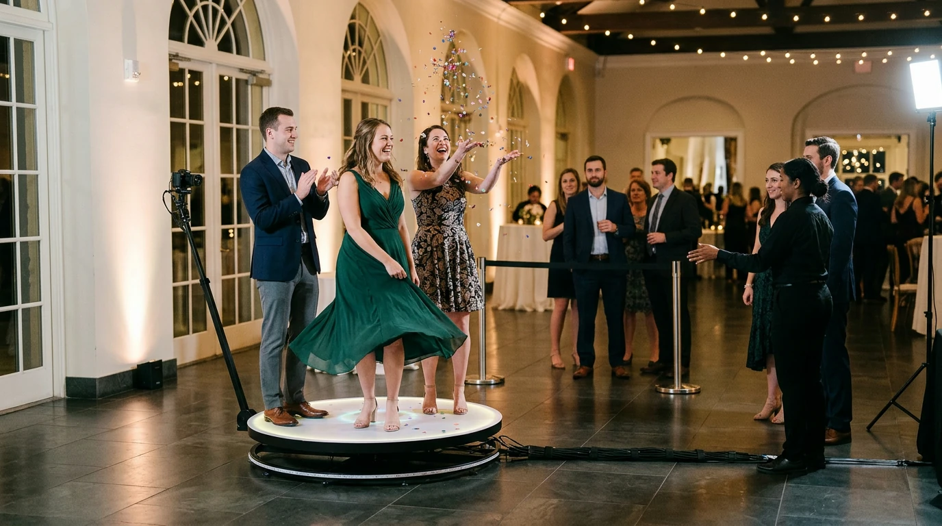 Slow Motion Photo Booth Guide: 360 Clips Guests Share