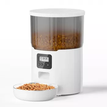Smart 4L Auto Pet Feeder: Voice Timer & Steel Bowl